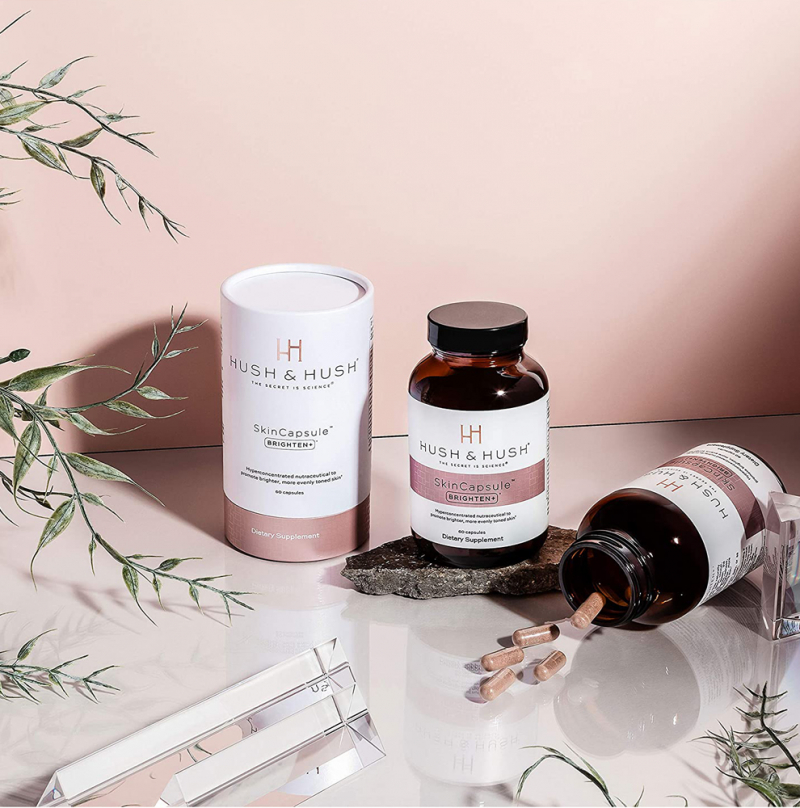 Viên uống hỗ trợ trị nám và trắng da Hush & Hush Skin Capsule Brightenb+